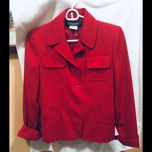 Harve Bernard beautiful red blazer 4P